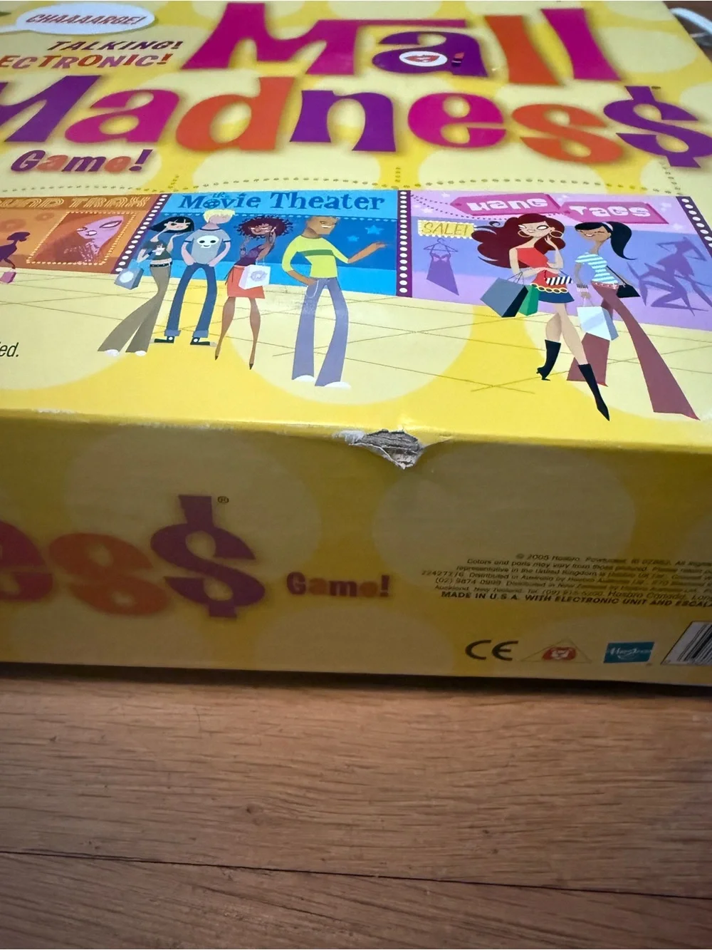 Milton Bradley Mall Madness Electronic Talking Shopping Board Game 2005